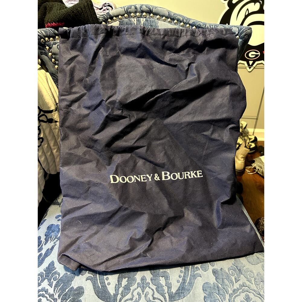 Large Dooney & Bourke Navy Dust Bag-